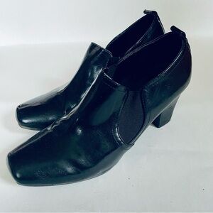 🎯3/$10 Nickels Faux Leather Square Toe Shoes Size 9.5